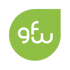 Grünes Blatt-Logo mit den Buchstaben "gfw" in der Mitte.