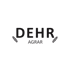 DEHR AGRAR Logo mit zwei Ähren auf dunkelgrünem Hintergrund.