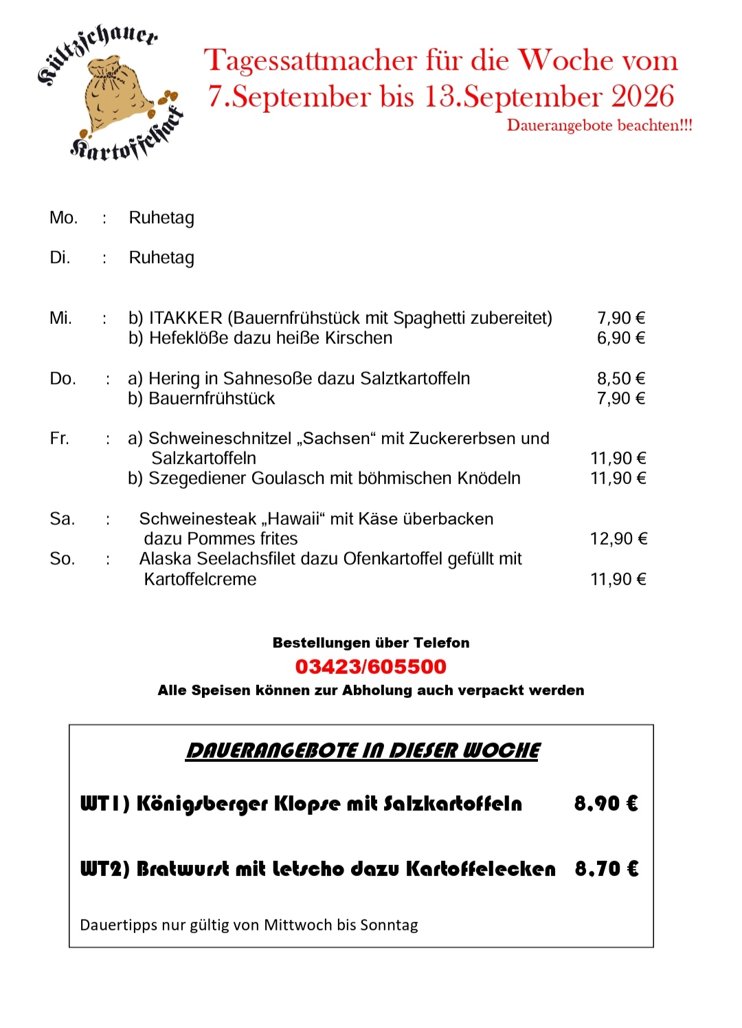 Aktueller Tagestipp