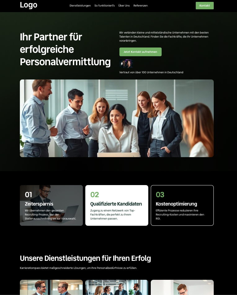 Website für einen PDL
