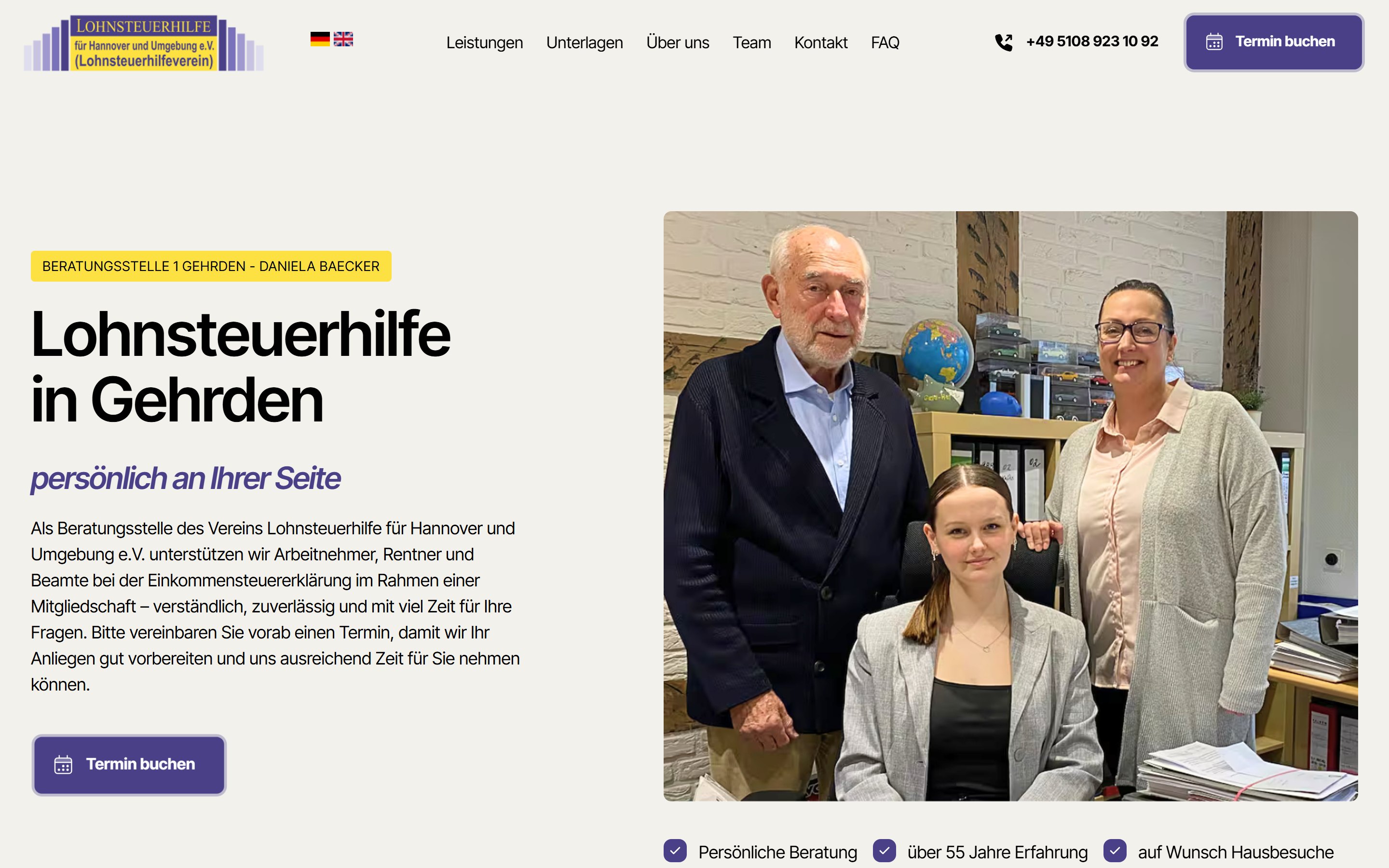 Lohnsteuerhilfe Gehrden
