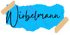 Zwei Pflaster auf den Ecken eines blauen, zerknitterten Rechtecks mit dem Text "Wirbelmann".