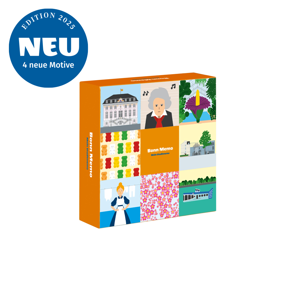 Bonn Memo – das Stadt-Memospiel als Geschenk aus Bonn