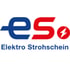 Logo von ES Elektro Strohschein mit rotem Blitzsymbol