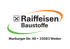 Raiffeisen Baustoffe Logo mit Adresse Marburger Str. 40 • 35083 Wetter.