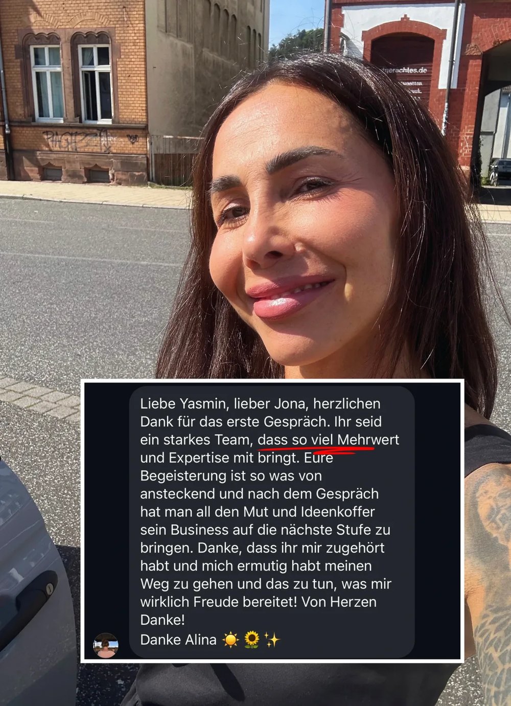Ergebnis einer Kundin 1