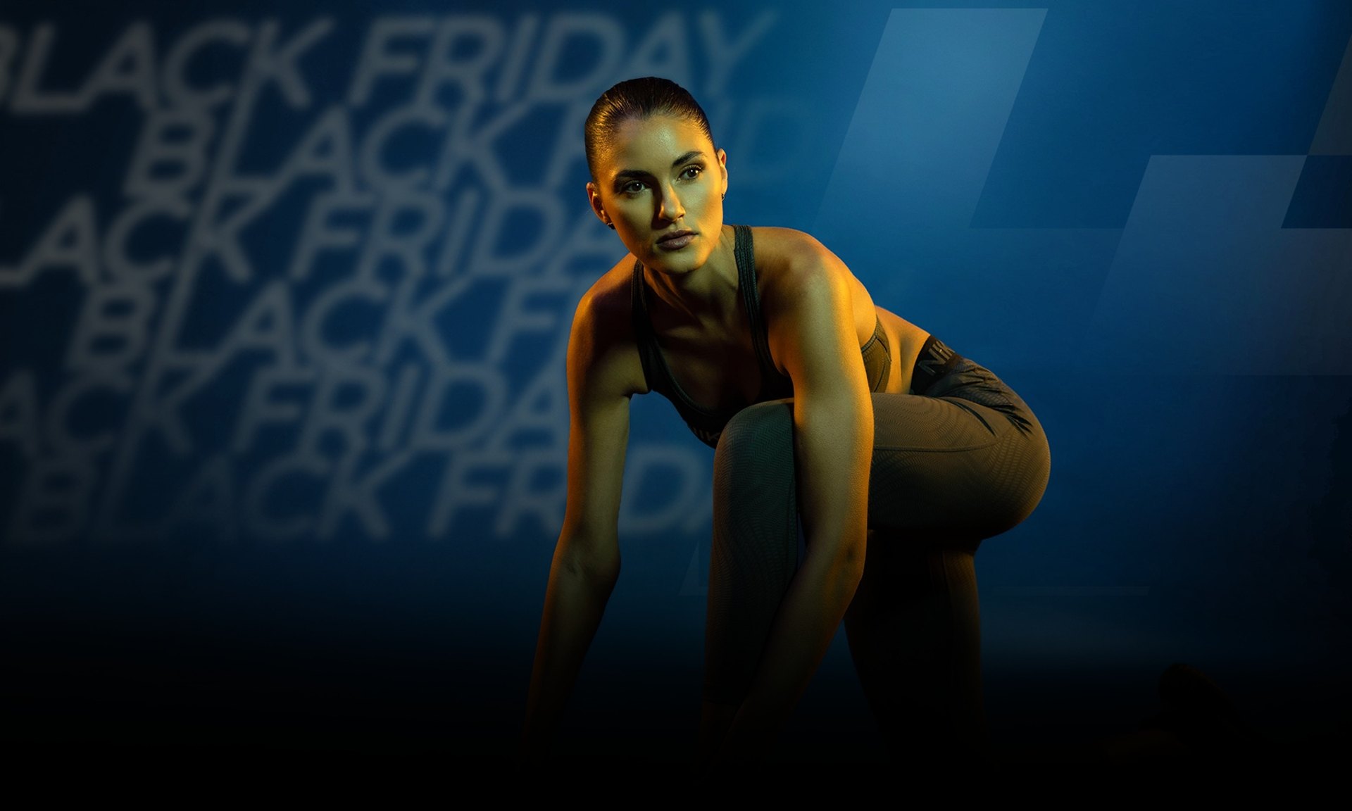 Sportlerin bei High Class Fitness zum Black Friday Deal
