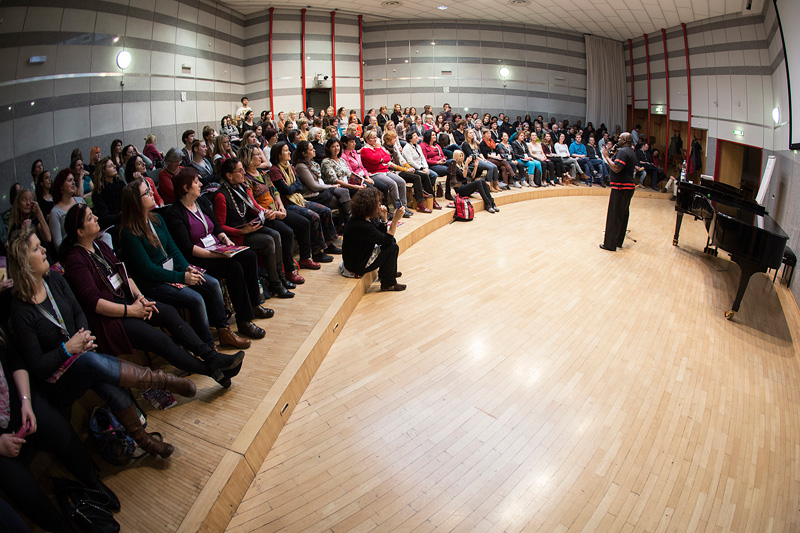 Gospel workshop Holy in Ice with the Soweto Gospel Choir, Voices of Spirit 2014, Graz