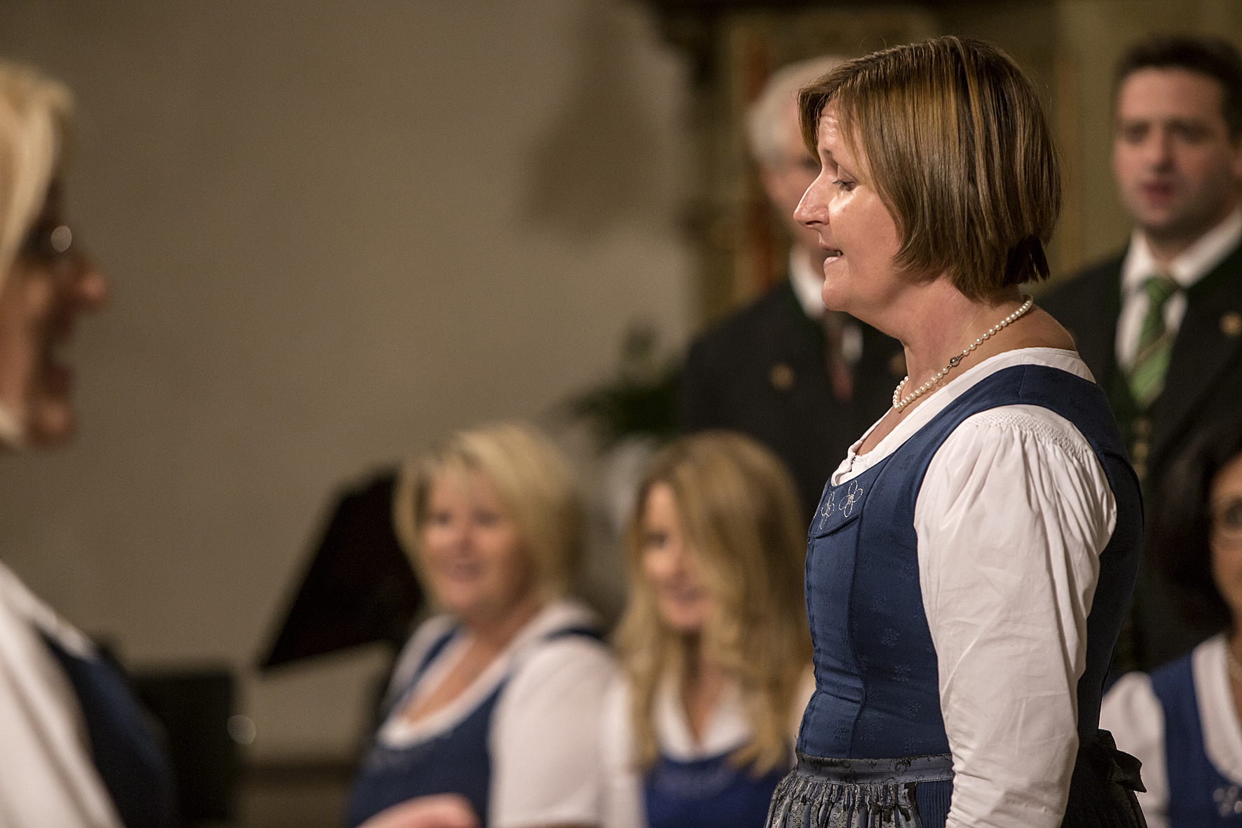 Sängerrunde Pöllau at the open singing in the Stadtpfarrkirche, Voices of Spirit 2017, Graz
