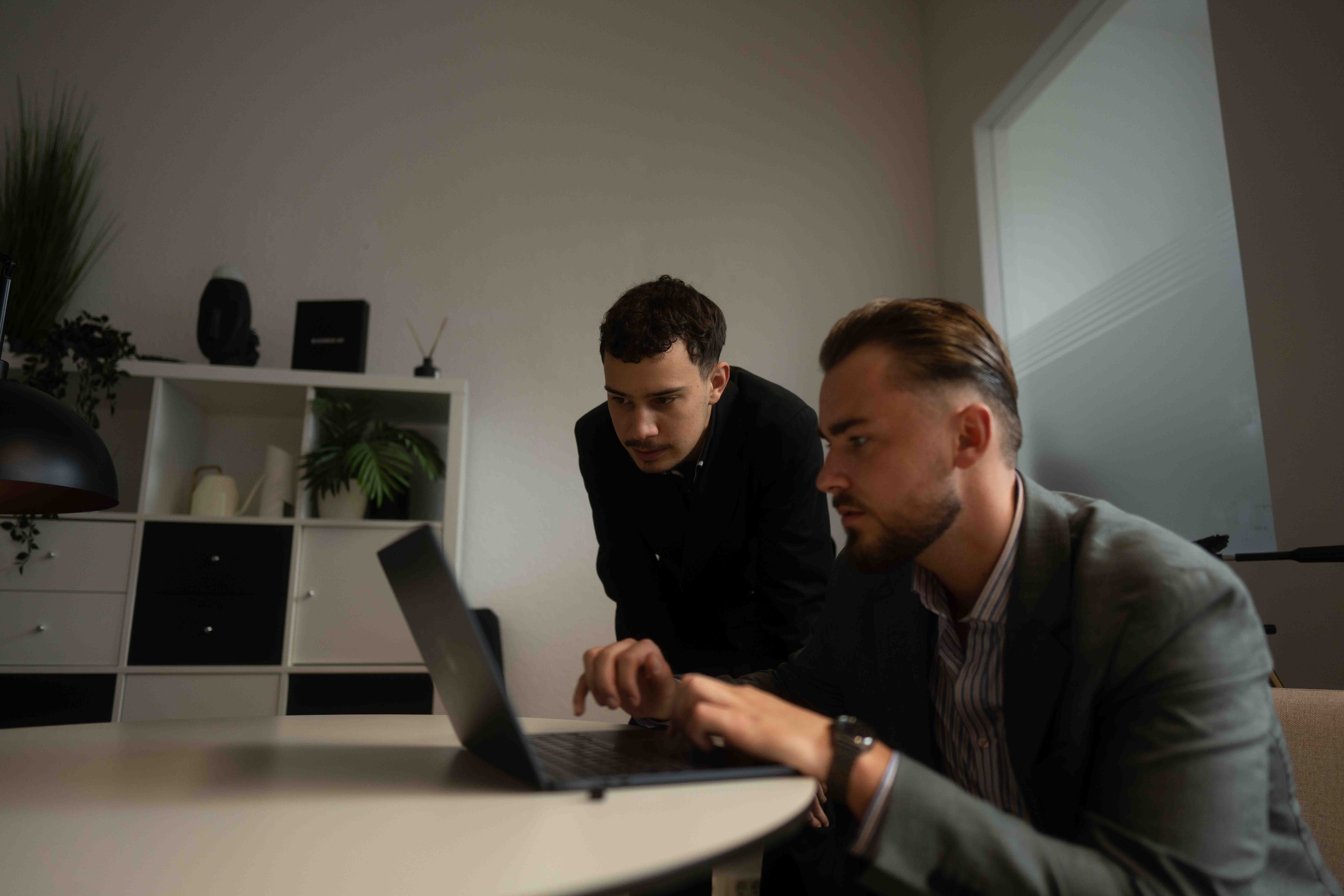 Strategiebesprechung im Team