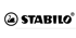 STABILO-Logo mit schwarzem Schwan in einem Kreis links vom Schriftzug.