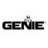 GENIE logo with a genie character forming the dot of the "i".