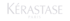 Der weiße Text "KÉRASTASE PARIS" steht auf einem dunkelgrünen Hintergrund.