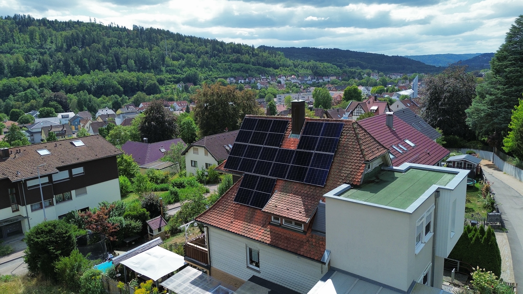 Solaranlage mit Speicher