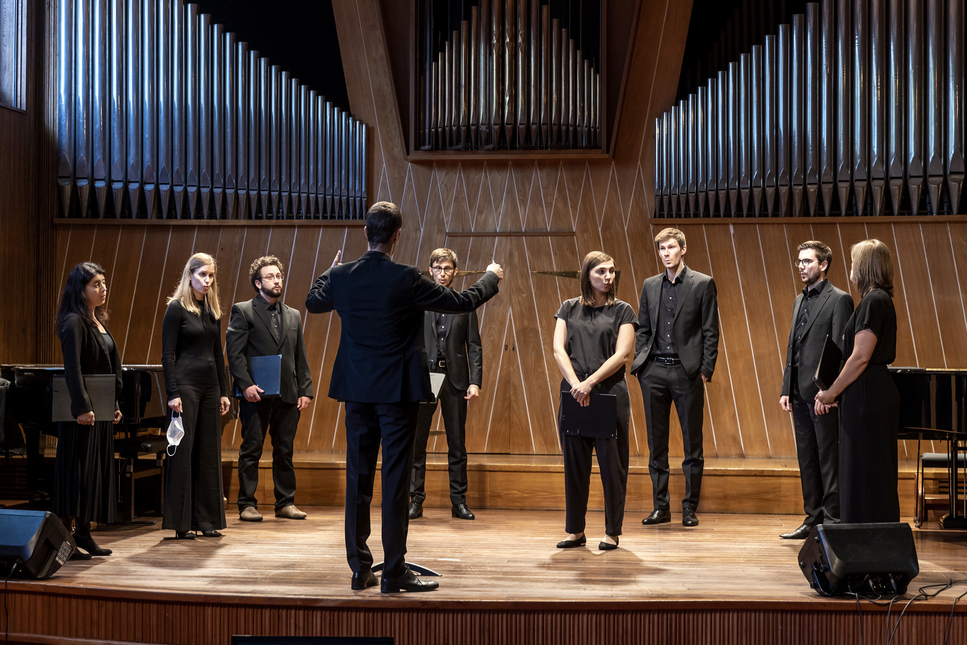 Opening of the closing concert at the Graz Konservatorium, Voices of Spirit 2021, Graz