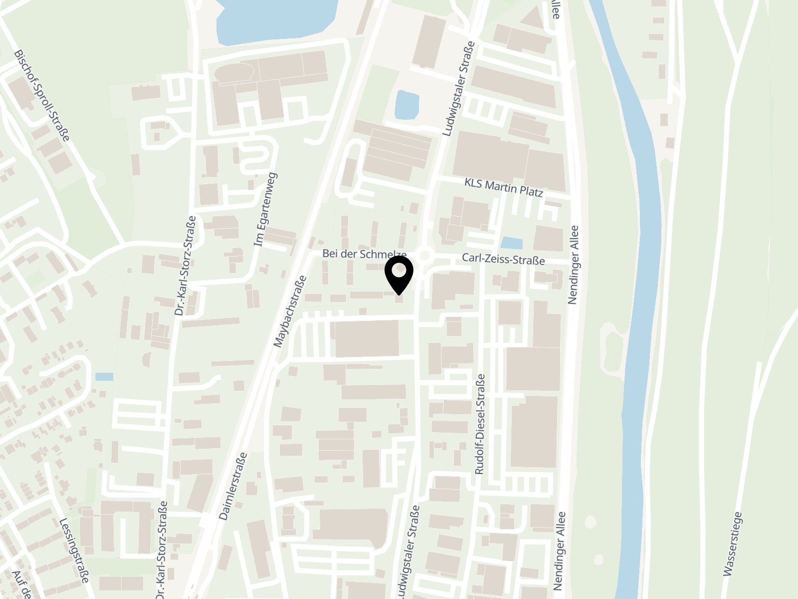 Karte: Standort Diener Maler Stuckateure, Ludwigstaler Straße 137, 78532 Tuttlingen