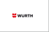 Rotes Würth-Logo mit schwarzem Text auf weißem Hintergrund.