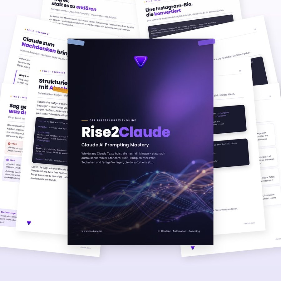 Rise2Claude – Claude AI Prompting Mastery