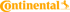 Orangefarbenes Continental-Logo mit einem steigenden Pferd am Ende des Logos.