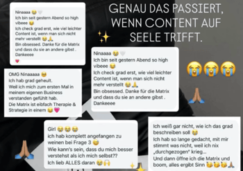 Reaktionen, die zeigen: Content trifft.