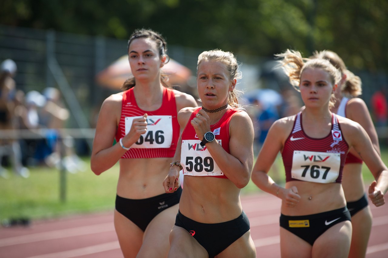 Julia Mayer im 1.500-Meter-Rennen der Wiener Landesmeisterschaften 2020