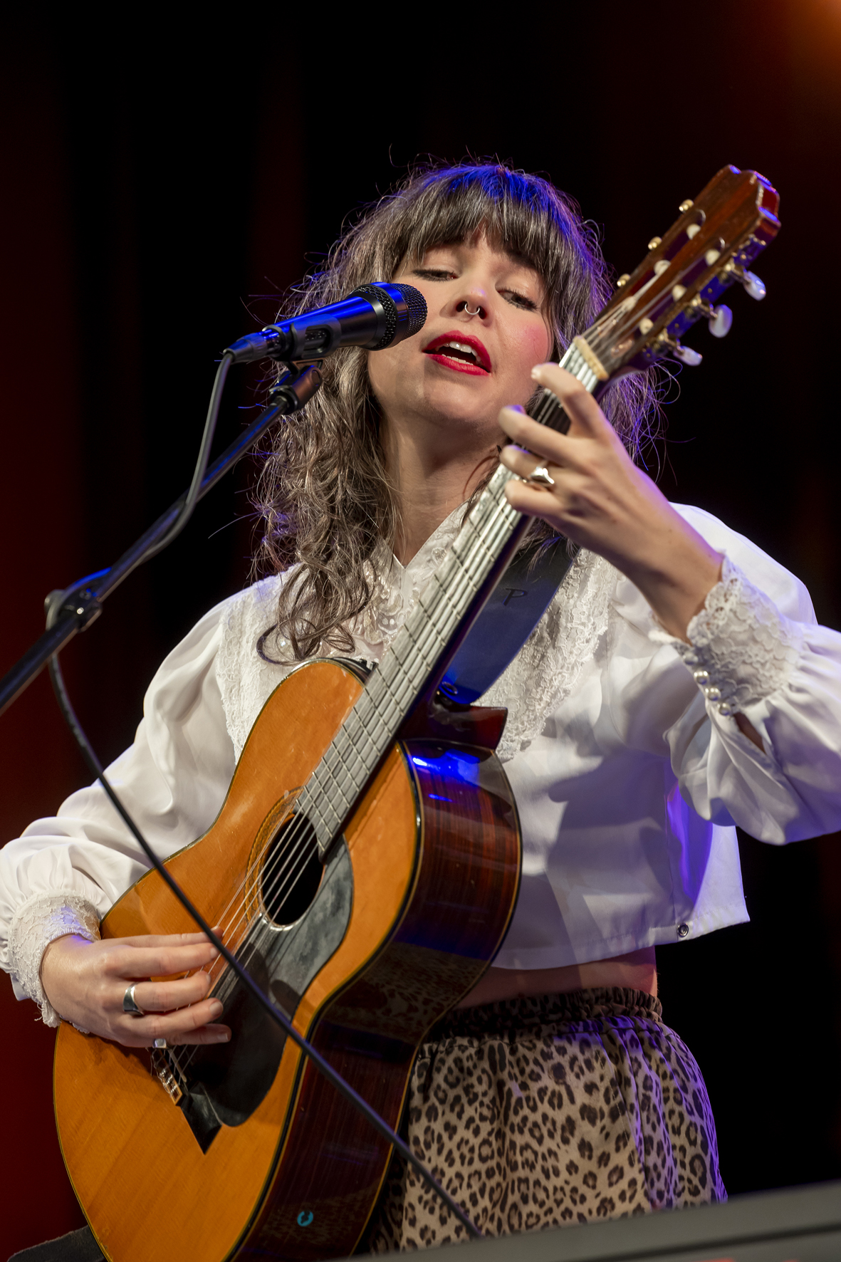 Anja Om Plus performing on the Orpheum stage, Voices of Spirit 2024, Graz