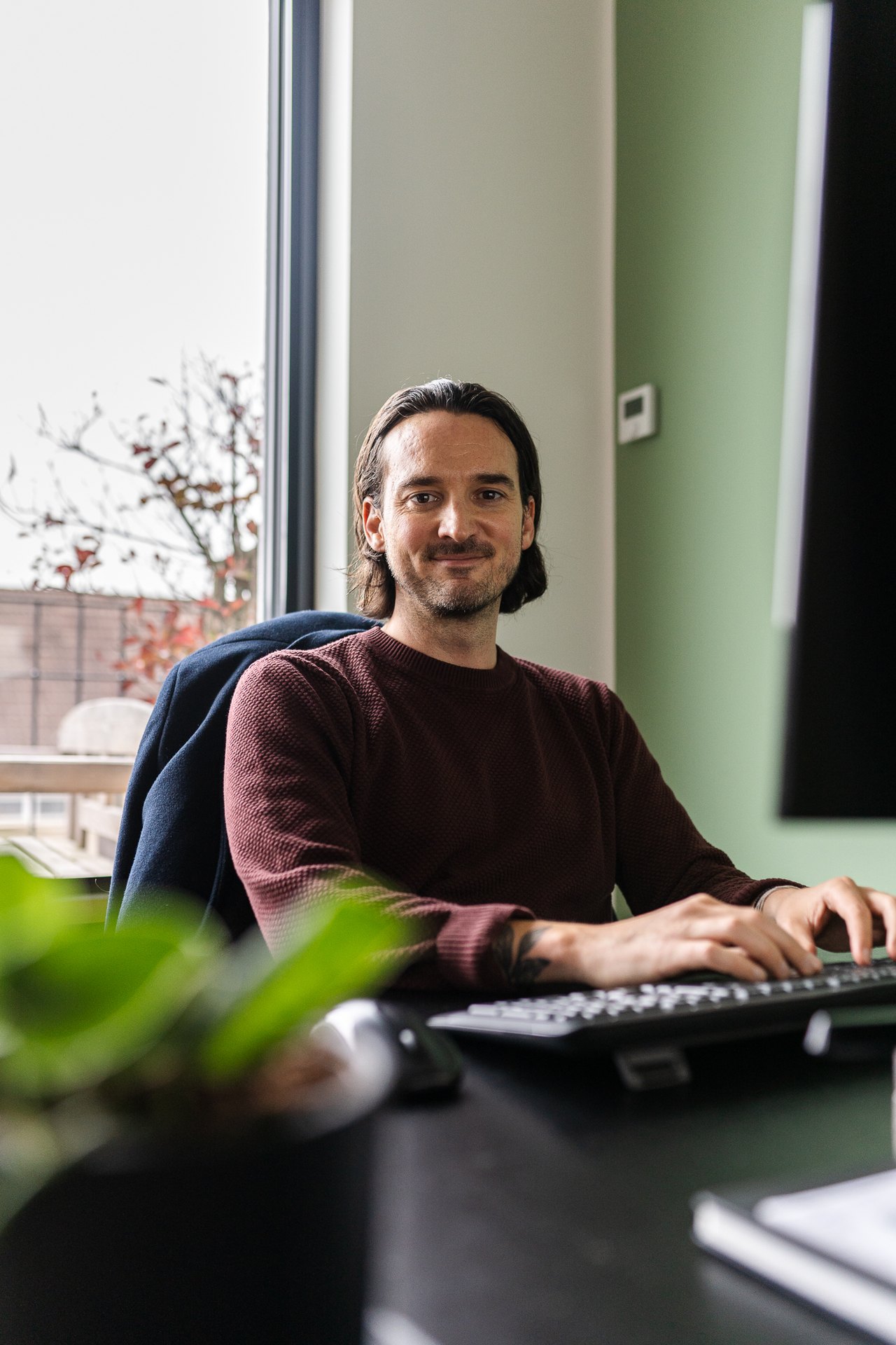 Daniel Rakus bei der Arbeit an einem Google-Ads-Konto