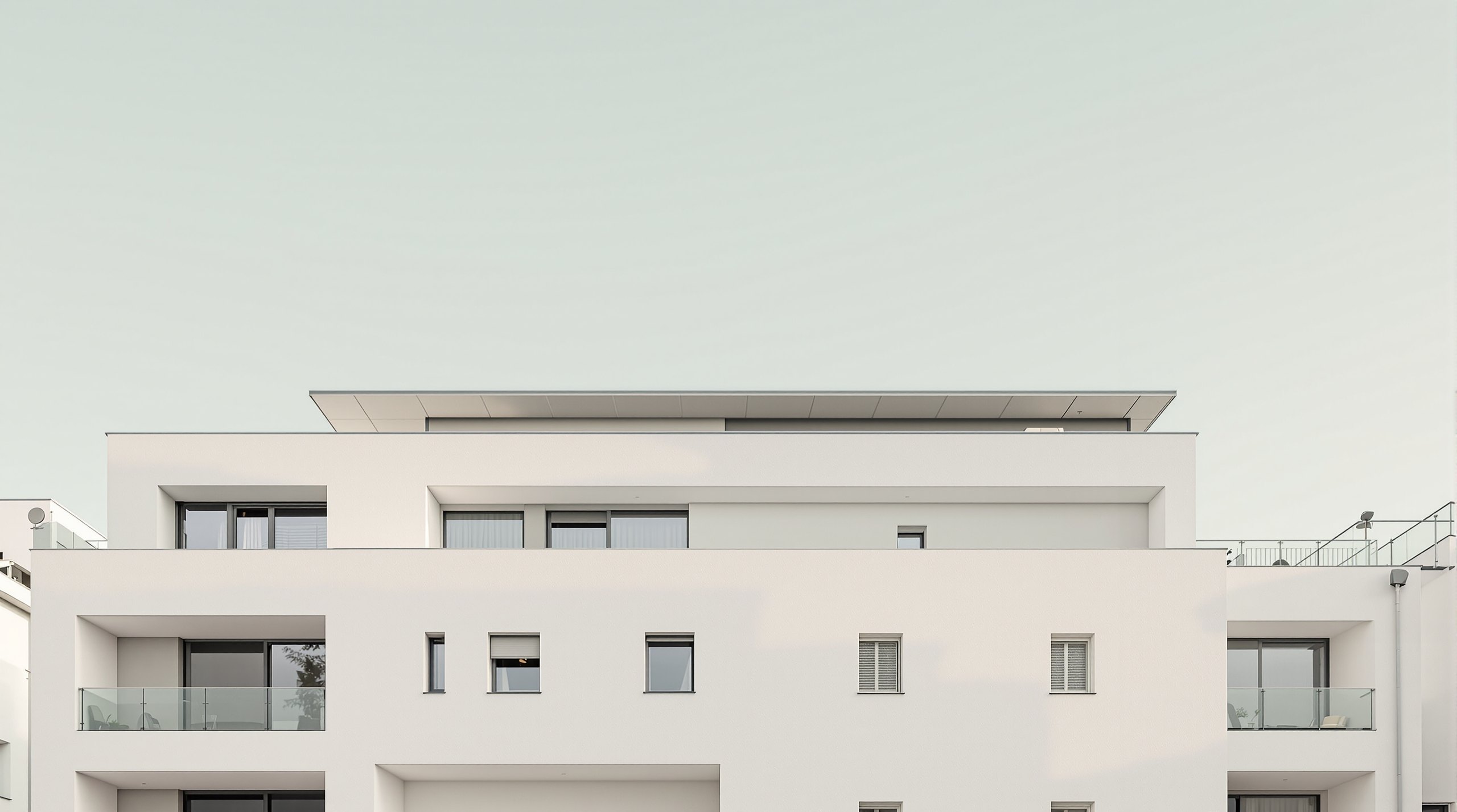 Moderne Wohngebäude-Fassade in Baden-Württemberg