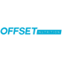 OFFSET NUTRITION Logo in blau auf dunklem Hintergrund