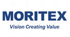 MORITEX Logo mit dem Slogan "Vision Creating Value".