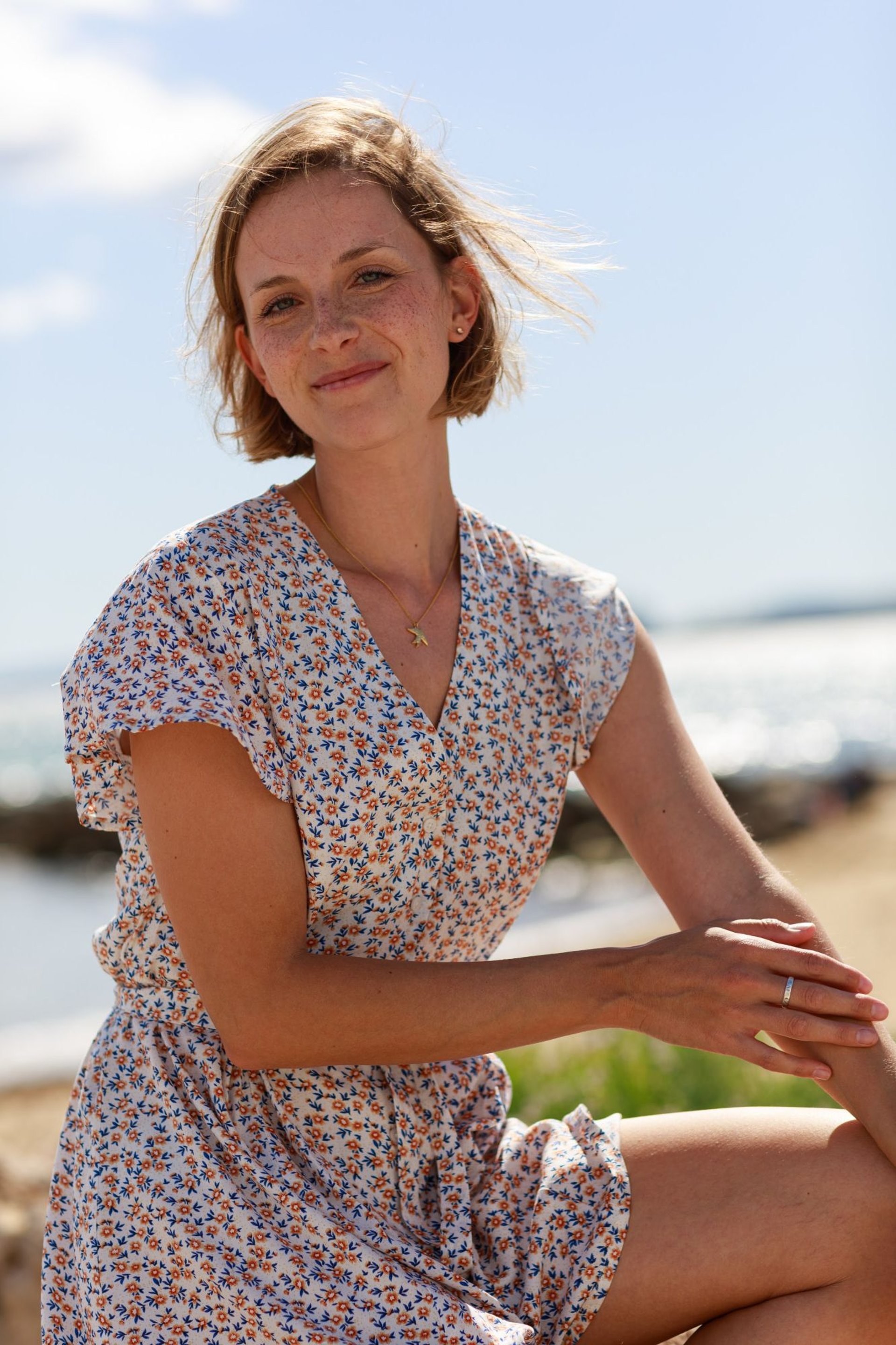Paula am Meer auf Mallorca