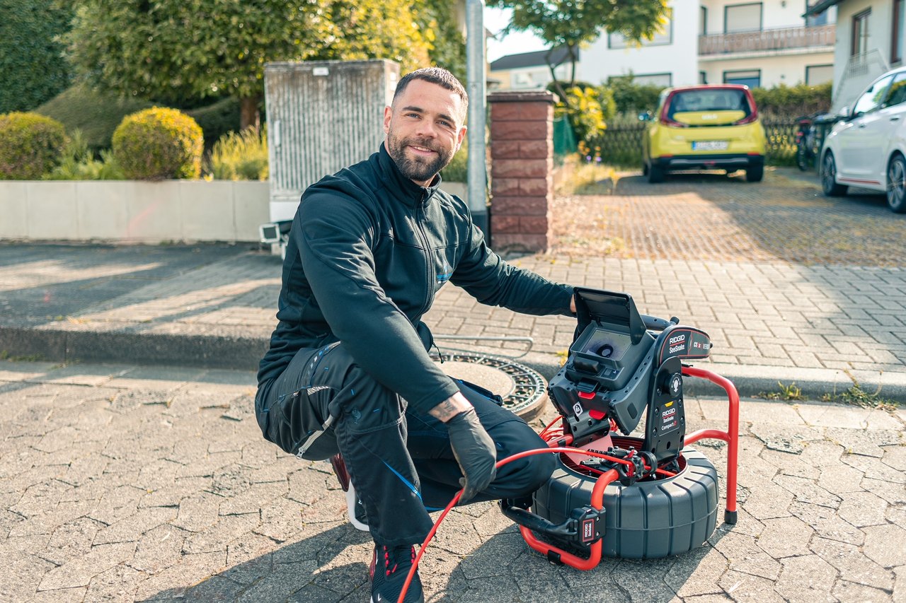 Rohrreinigung Großmann – Techniker im Einsatz