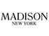 Schwarzes Logo mit den Wörtern "MADISON" in Großbuchstaben und darunter "NEW YORK".