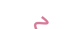 Ein rosa Pfeil, der nach rechts und dann nach unten zeigt, auf dunkelgrünem Hintergrund.