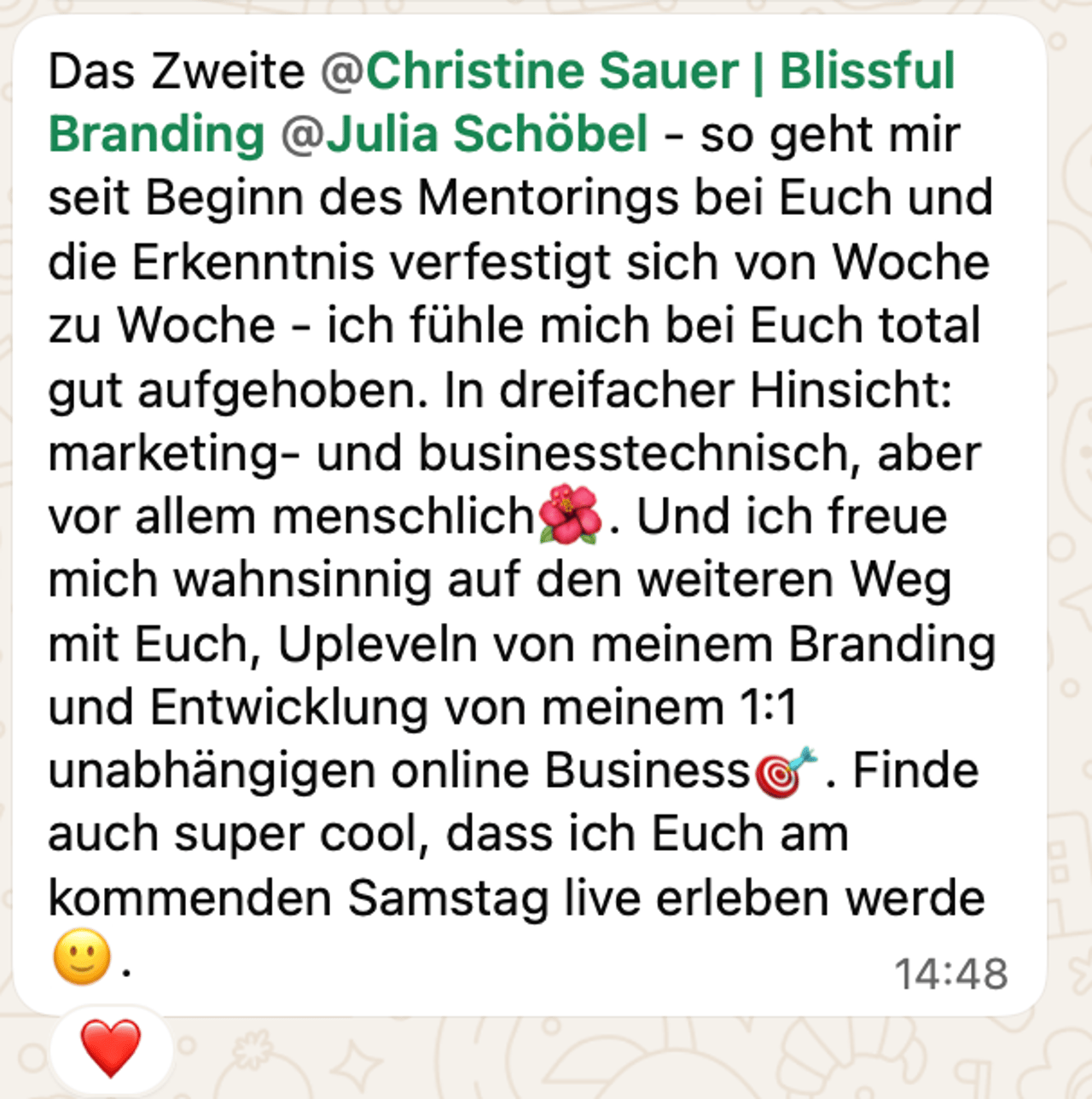 Total gut aufgehoben