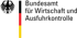 Bundesamt für Wirtschaft und Ausfuhrkontrolle Logo: Bundesadler neben vertikaler schwarz-rot-goldener Flagge.