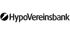 HypoVereinsbank Logo mit schwarzem Kreis und weißem Pfeil nach rechts, daneben der Schriftzug "HypoVereinsbank".