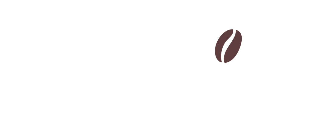 Rundes, braunes Logo mit weißer Kaffeebohne in der Mitte und dem Text „COFFEE SUPPORT“ mit Schraubenschlüssel.
