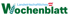 Logo "Landwirtschaftliches Wochenblatt" mit Ähre als Teil des "W" und österreichischer Flagge über "blatt".