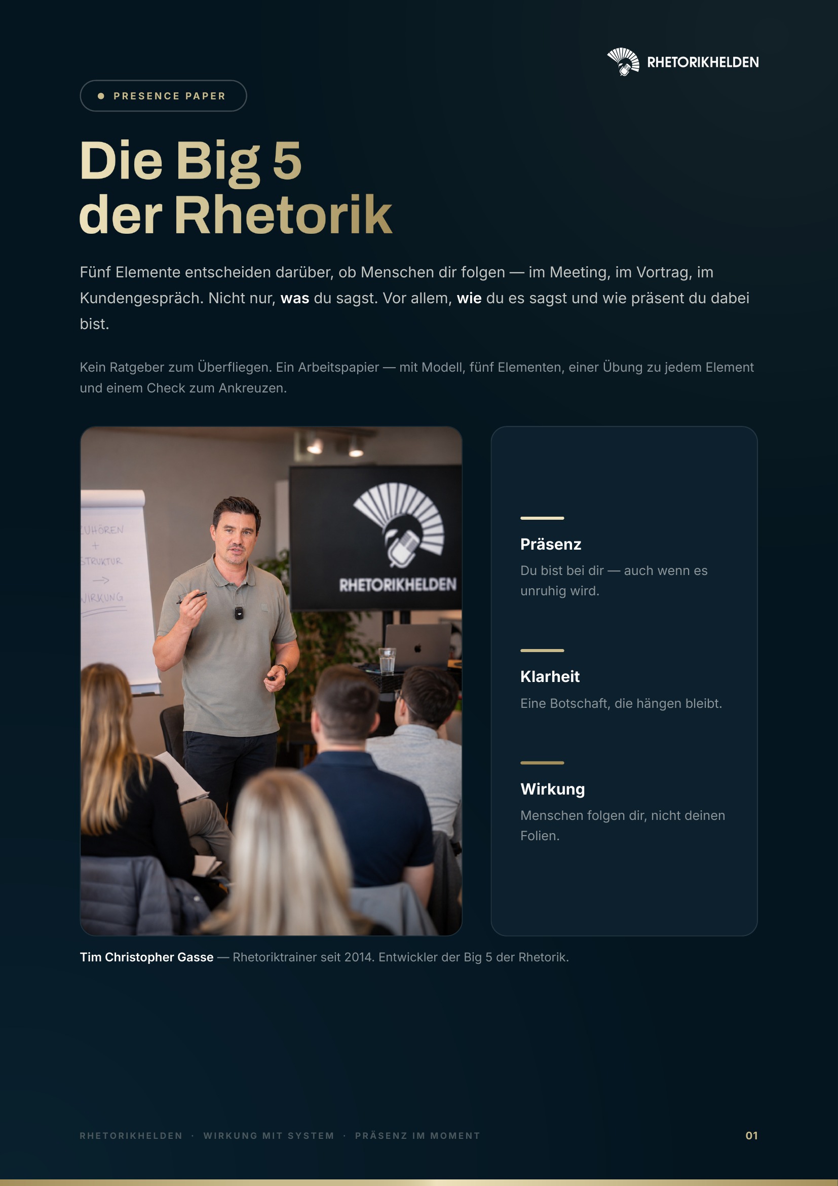 Cover: Die Big 5 der Rhetorik