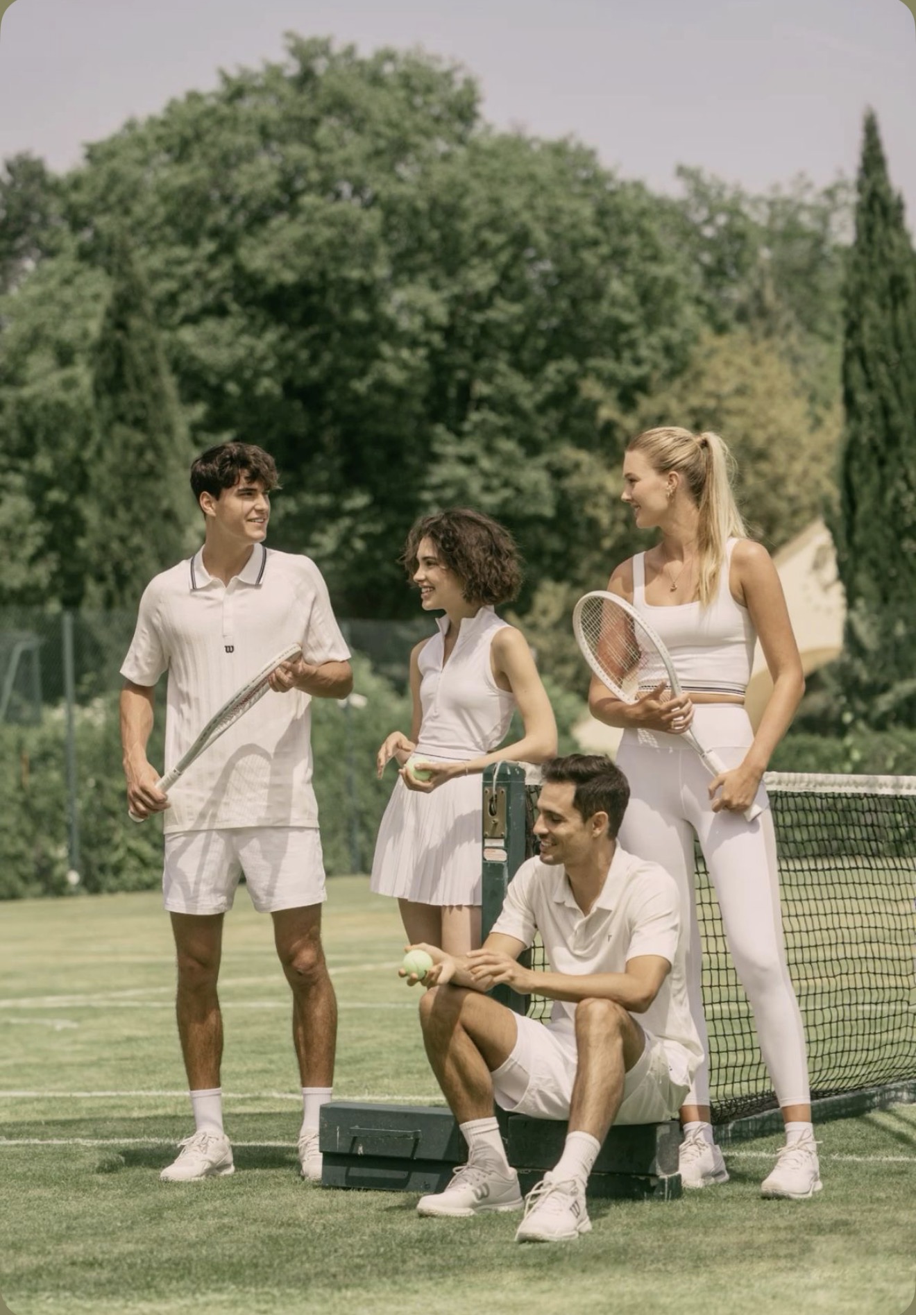The grounds, before play.