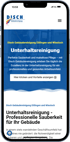 Mobil optimierte Webseite auf verschiedenen Geräten