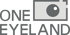 Logo von One Eyeland mit einem stilisierten Kamera-Icon auf schwarzem Hintergrund.