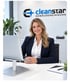 Ansprechpartnerin von CleanStar am Arbeitsplatz