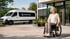 centromobil Arbeitsfahrten Berlin – Frau im Rollstuhl pünktlich am Arbeitsplatz