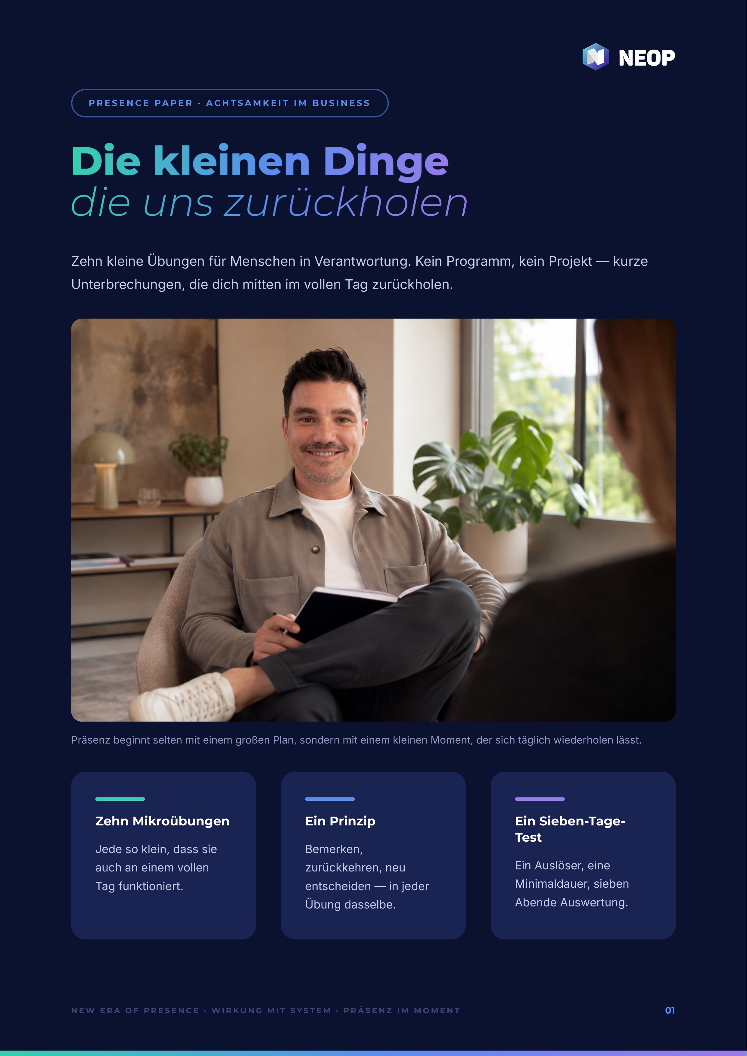 Die kleinen Dinge, die uns zurückholen