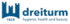 Blaues Logo mit stilisiertem Turm und Text "W3 dreiturm Hygieneberatung".