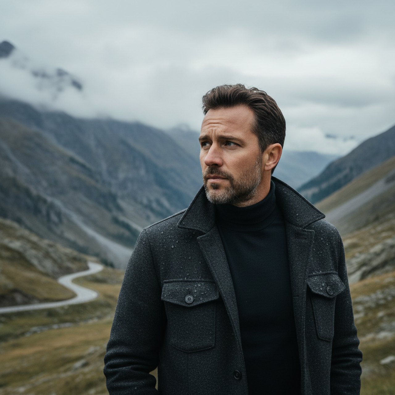 Patrick Reiser mit einer Gruppe in den Bergen