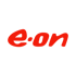 Rotes "e·on"-Logo auf dunkelgrünem Hintergrund.