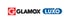 Glamox Luxo Logo mit rotem G-Symbol und blauem Luxo-Schriftzug.